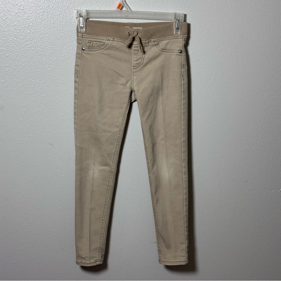 Wonder Nation Girls Kids‎ Khaki Tan Pants School Uniform Jeggings size M(7/8). - Picture 2 of 8